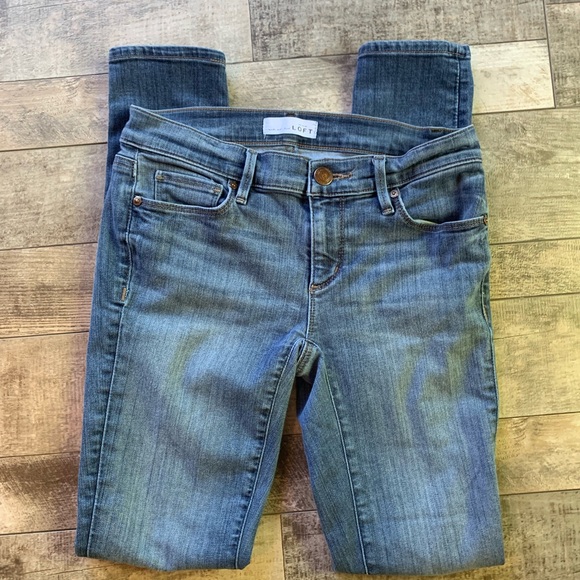 The Loft women’s modern skinny jeans size 25/0 - Picture 1 of 6
